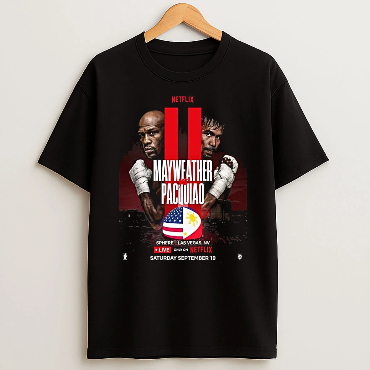 Floyd Mayweather Vs Manny Pacquiao Professional Boxing Match At Sphere Las Vegas On September 19 2026 T Shirt
