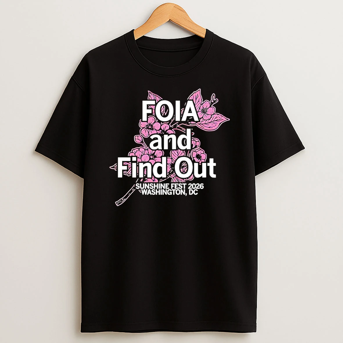 Foia And Find Out Sunshine Fest 2026 Washington Dc T Shirt
