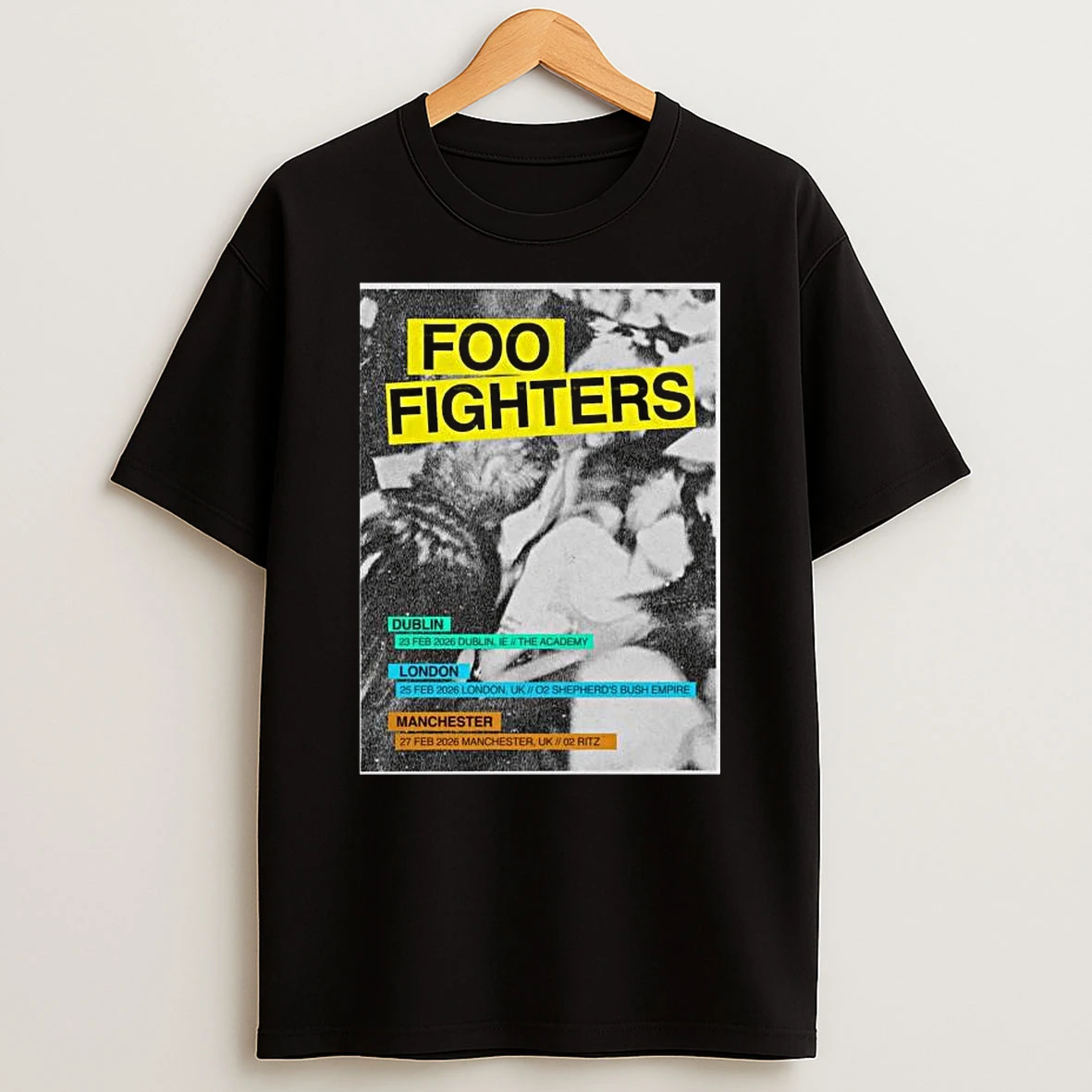 Foo Fighters Tour February 23 25 27 2026 T Shirt