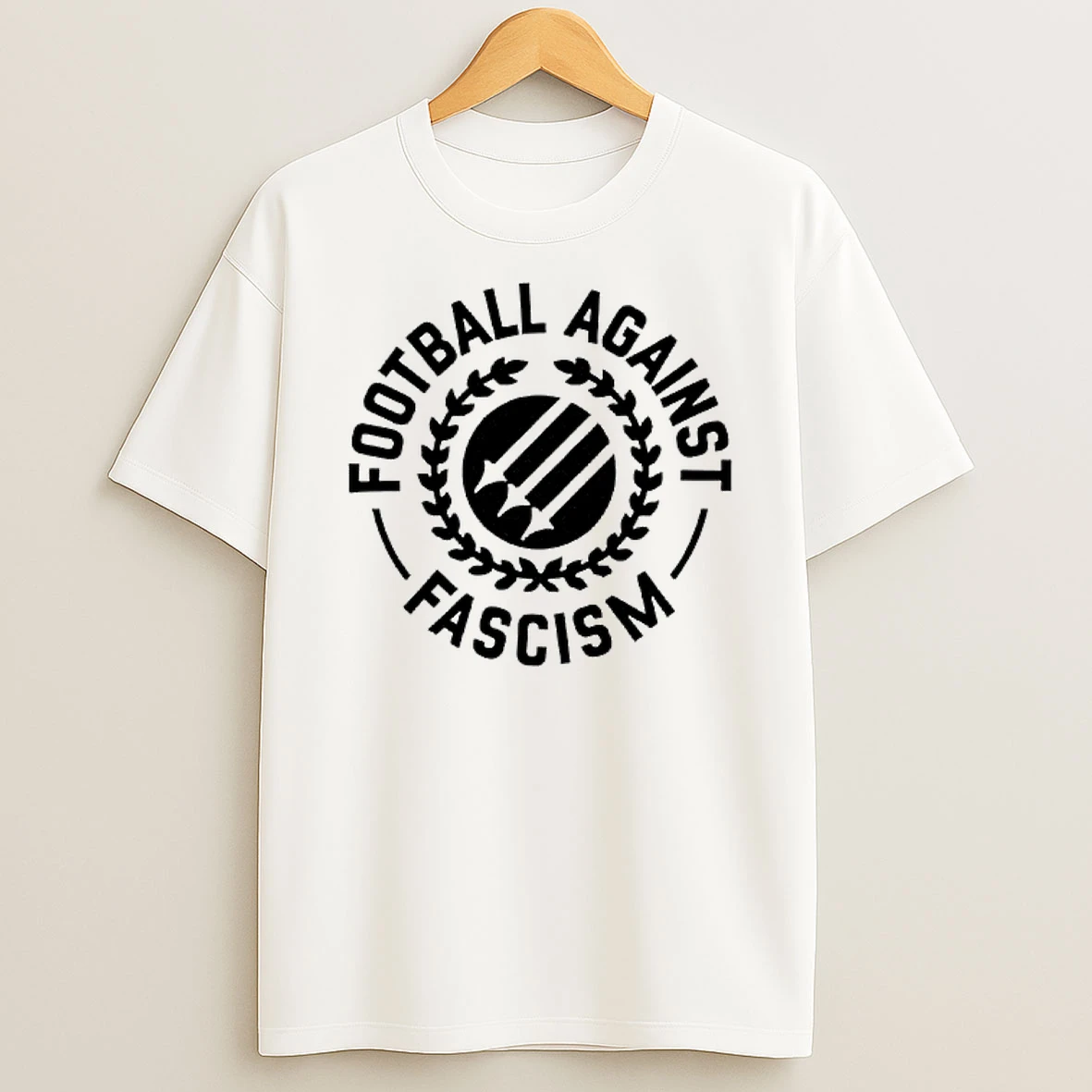 Football Against Fascism Arrows Symbol T Shirt