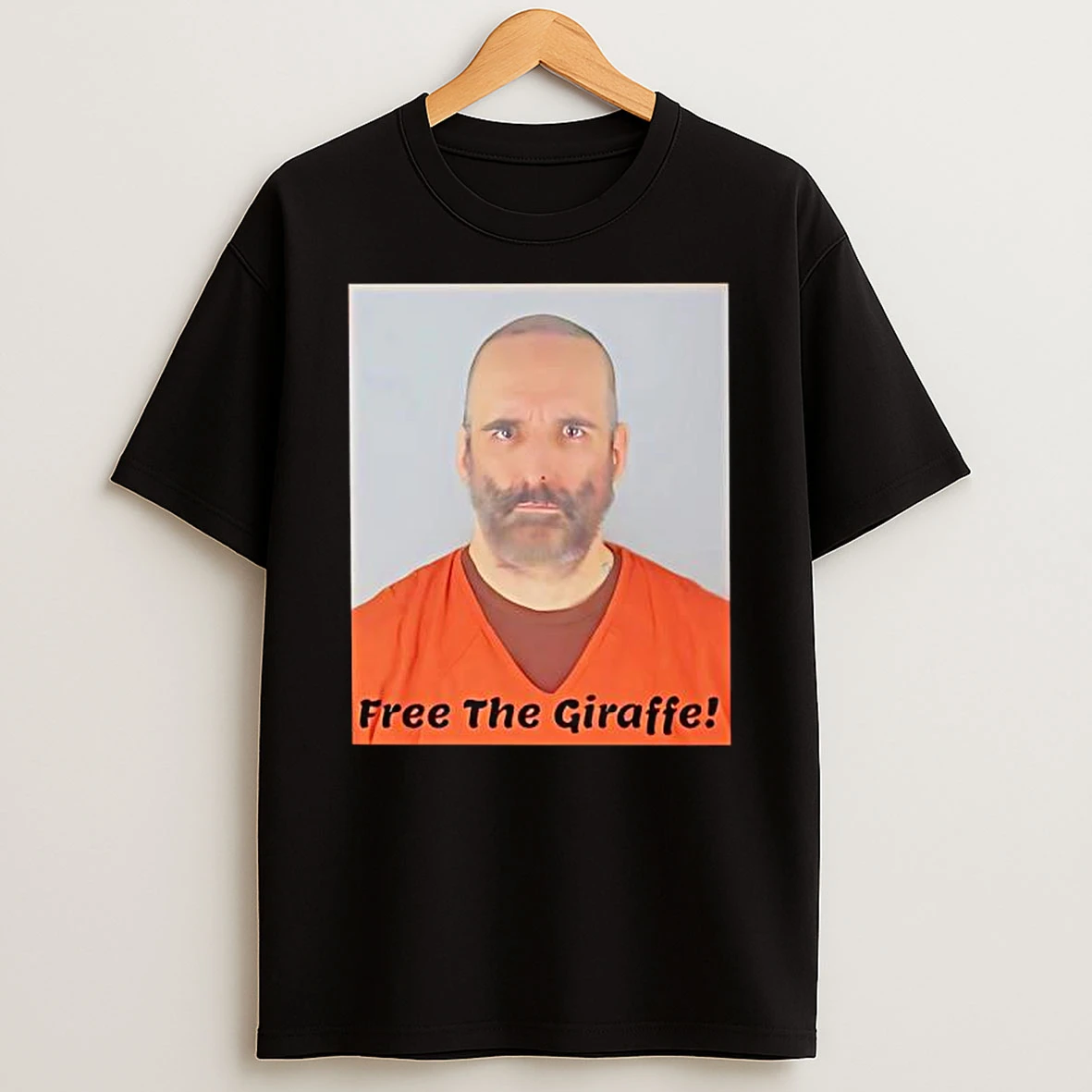 Free The Giraffe Mugshot T Shirt