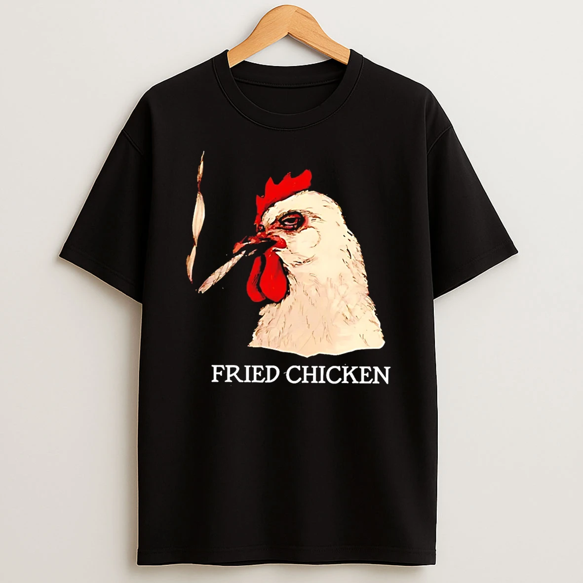 Fried Chicken Stoner Funny Weed T Shirt