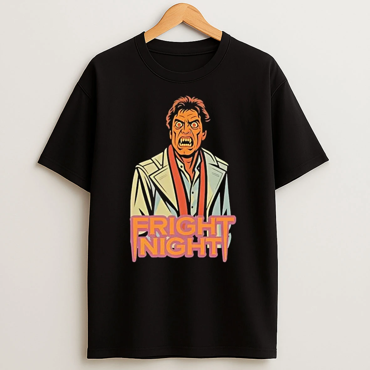 Fright Night Jerry Dandrige 80s Vampire Horror Cult Classic T Shirt