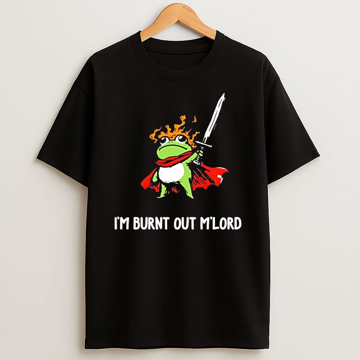Frog Im Burn Out Mlord T Shirt