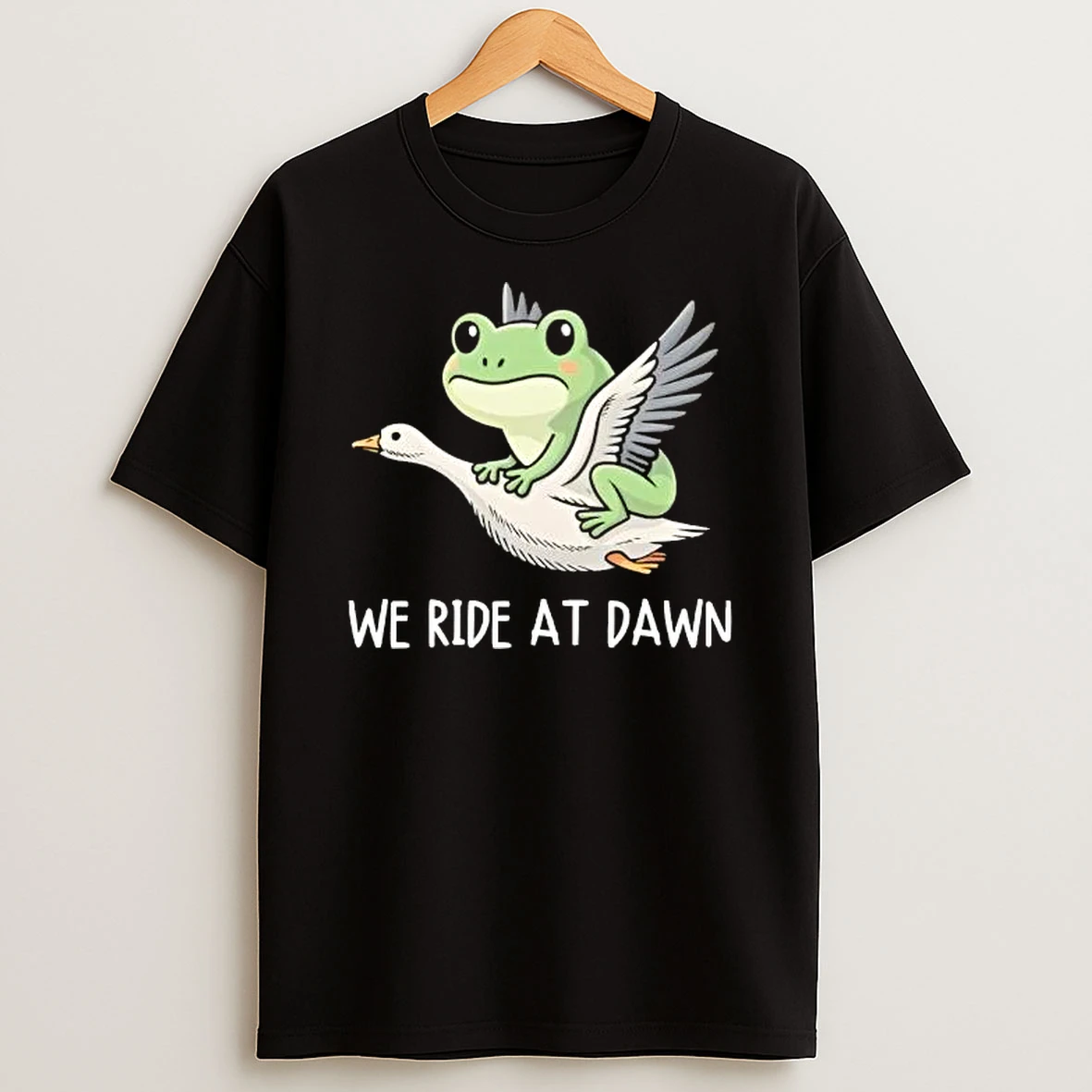 Frog Ride Bird We Ride At Dawn T Shirt