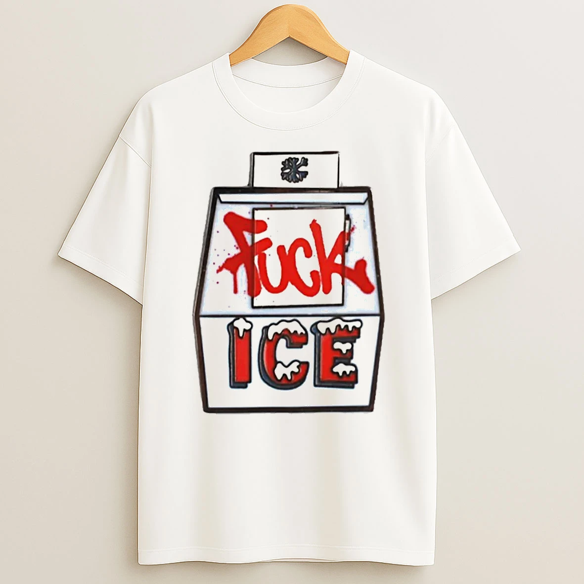 Fuck Ice Hard Enamel Protest T Shirt