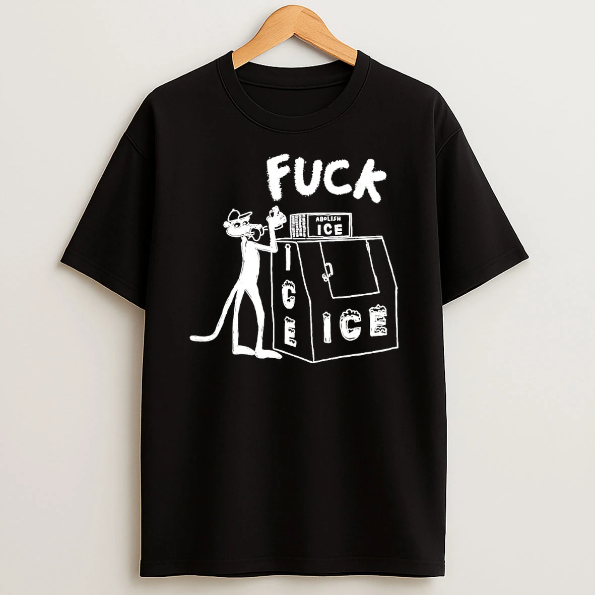 Fuck Ice Pink Panther T Shirt