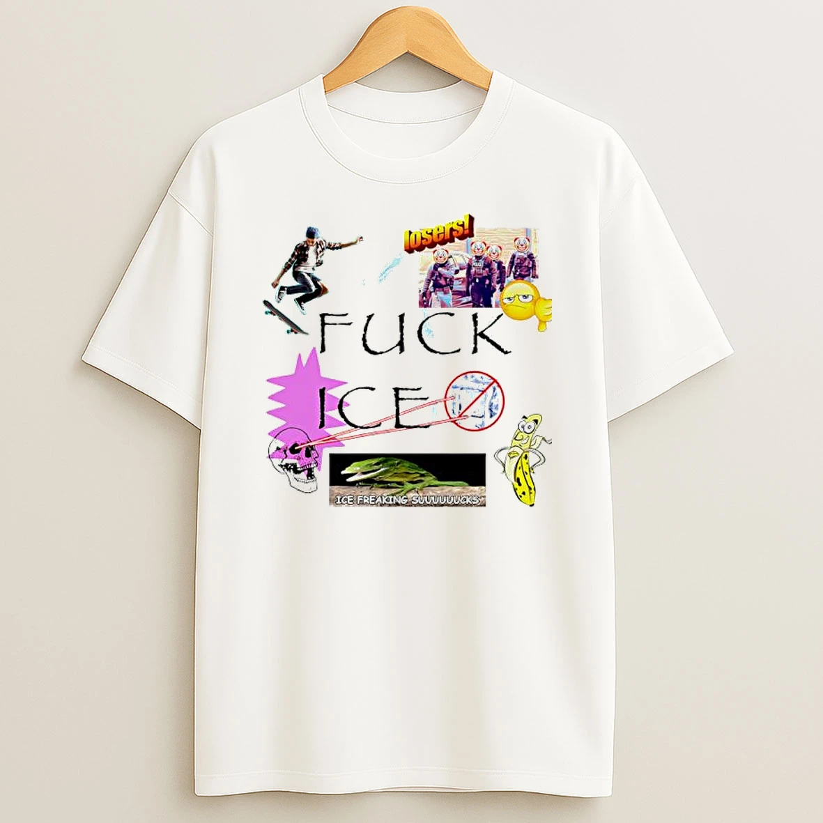 Fuck Ice Ice Freaking Suuuuuucks Losers T Shirt