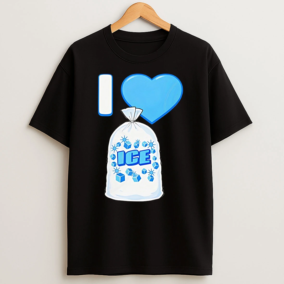 Funny Ice Bag I Love Ice T Shirt