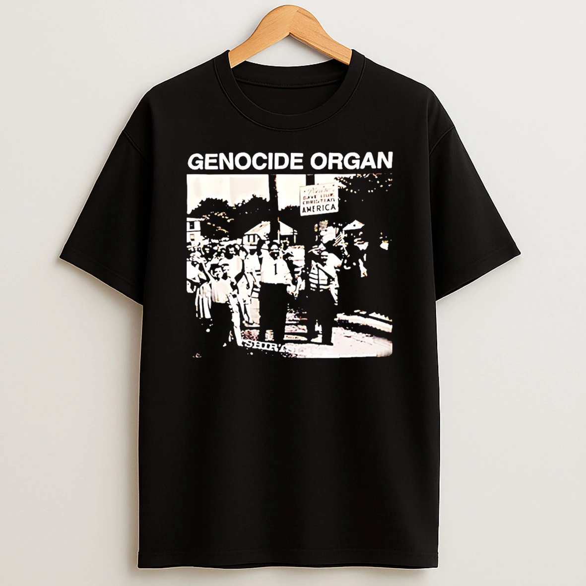 Genocide Organ Save Our Christian America T Shirt