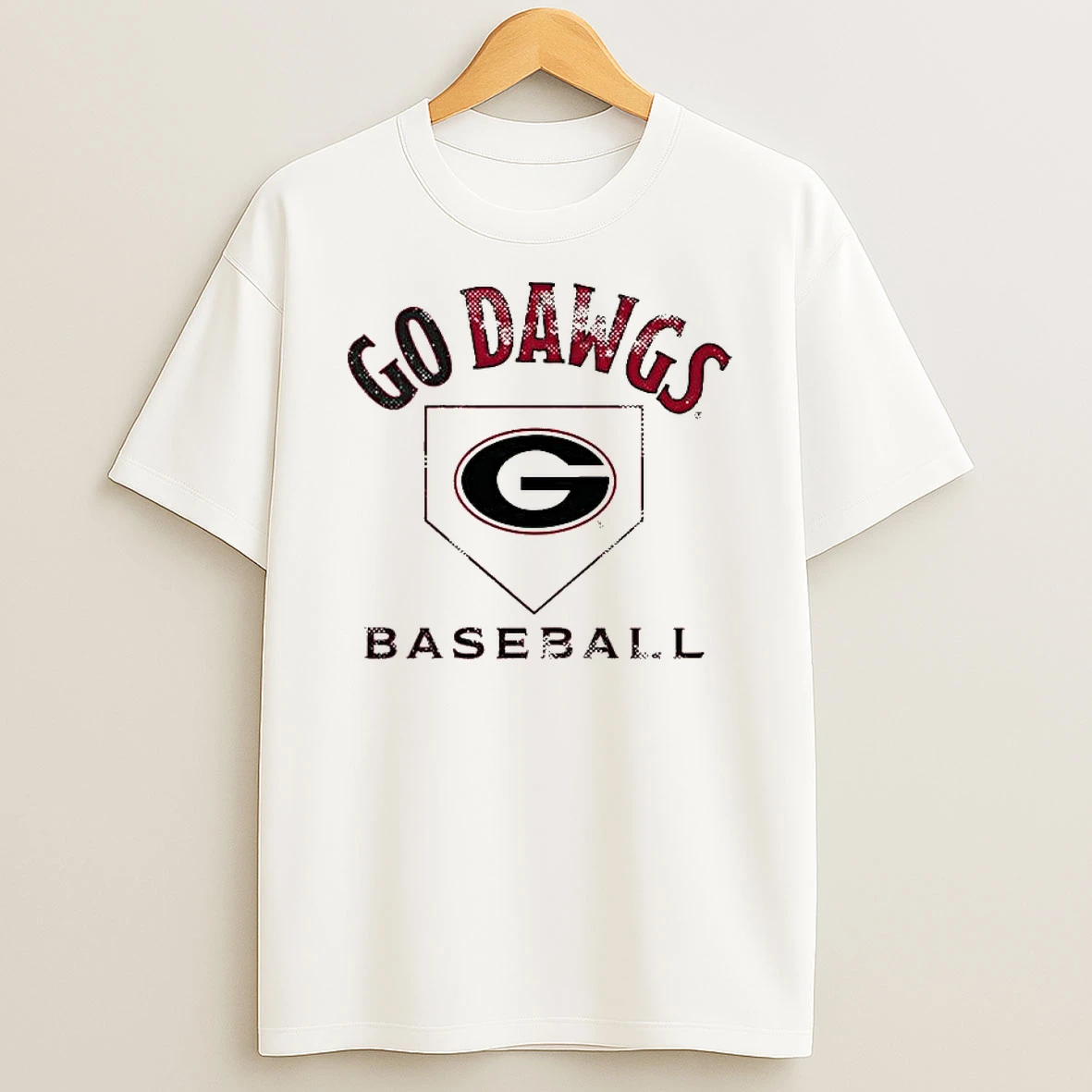 Georgia Baseball Home Plate T Shirt
