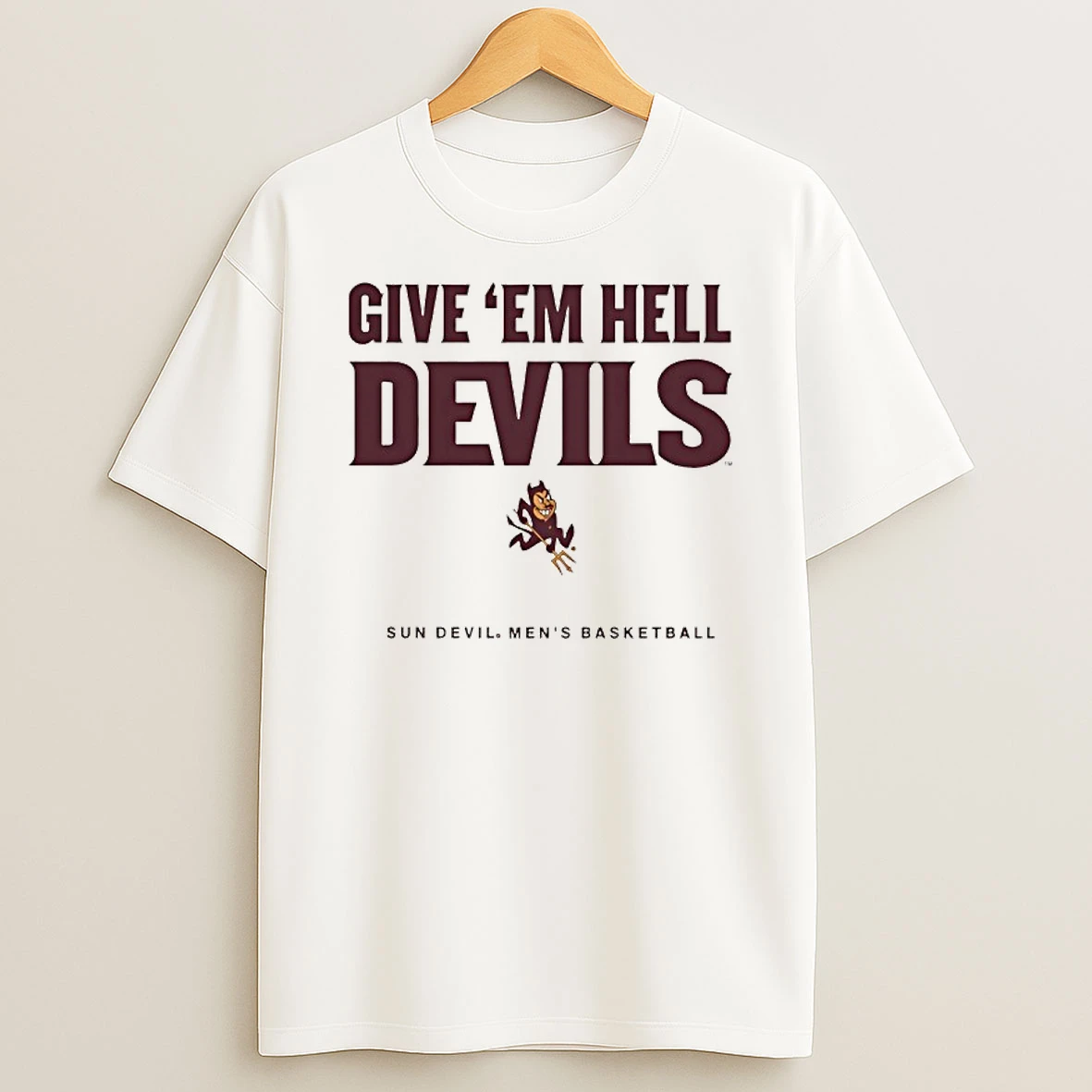 Give Em Hell Sun Devils Mens Basketball T Shirt