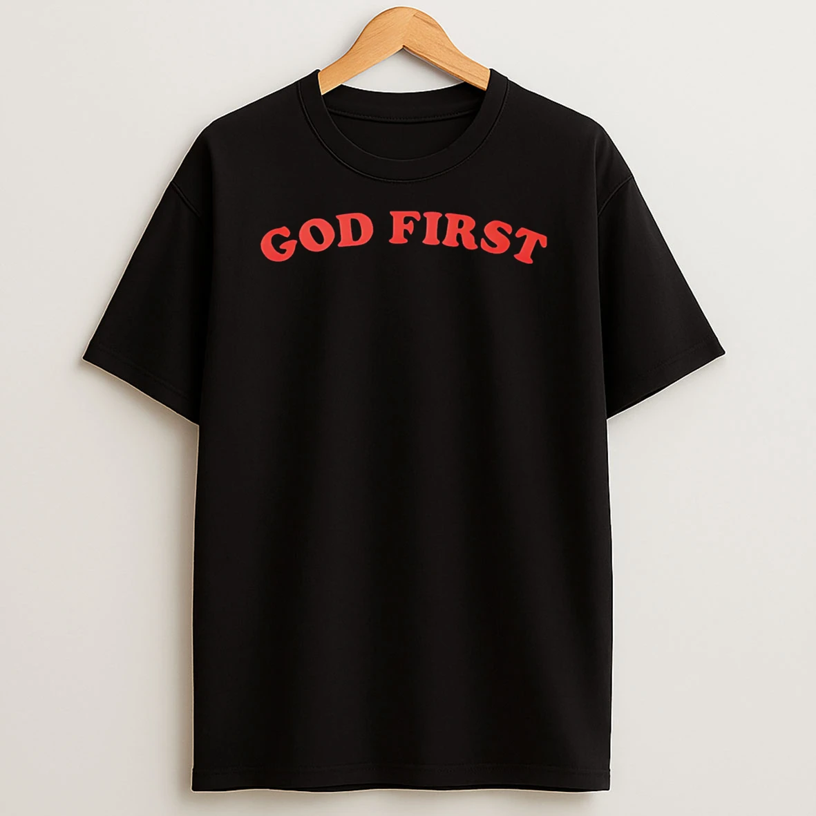 God First Text T Shirt