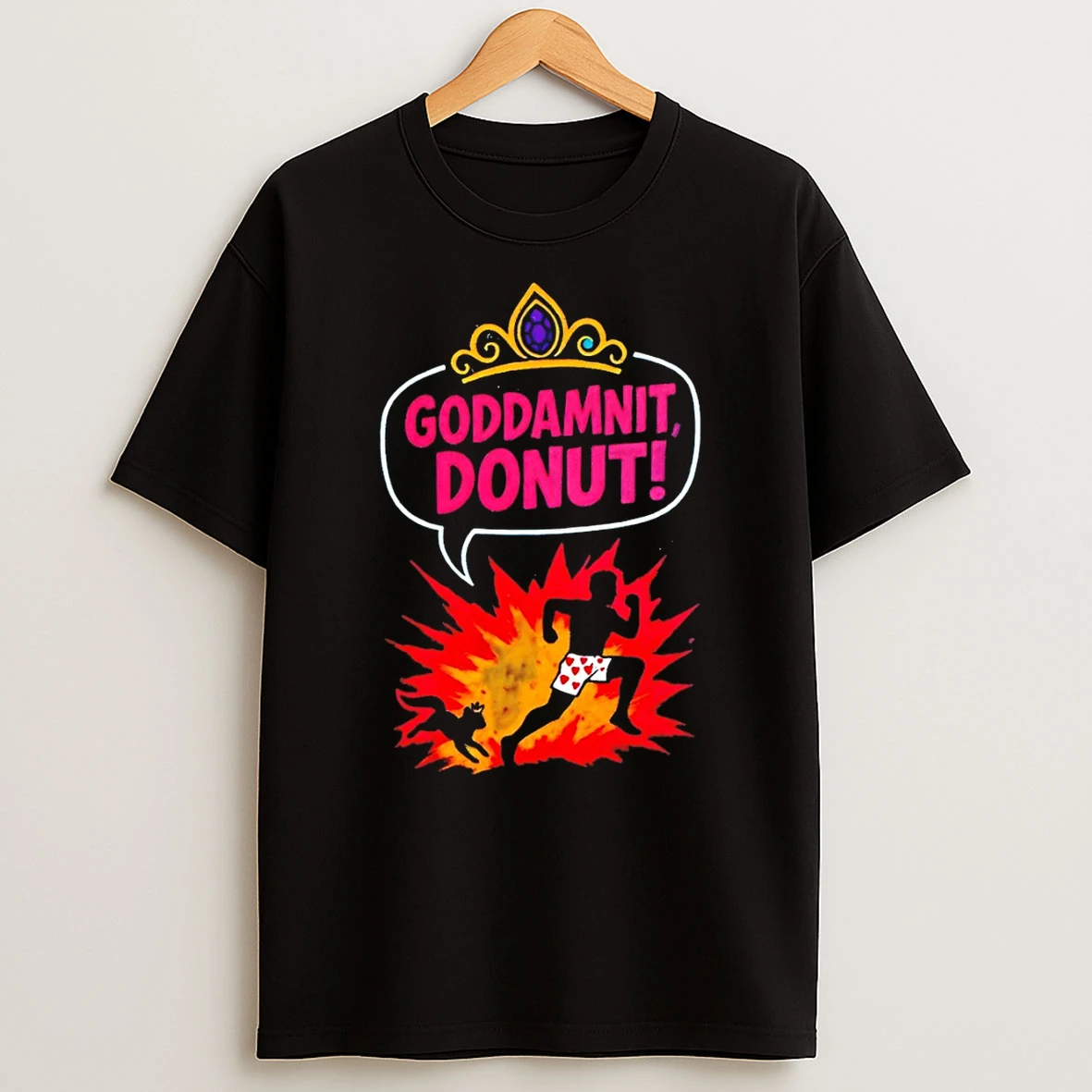Goddamnit Donut Vinyl Dungeon Crawler Carl And Princess Donut T Shirt