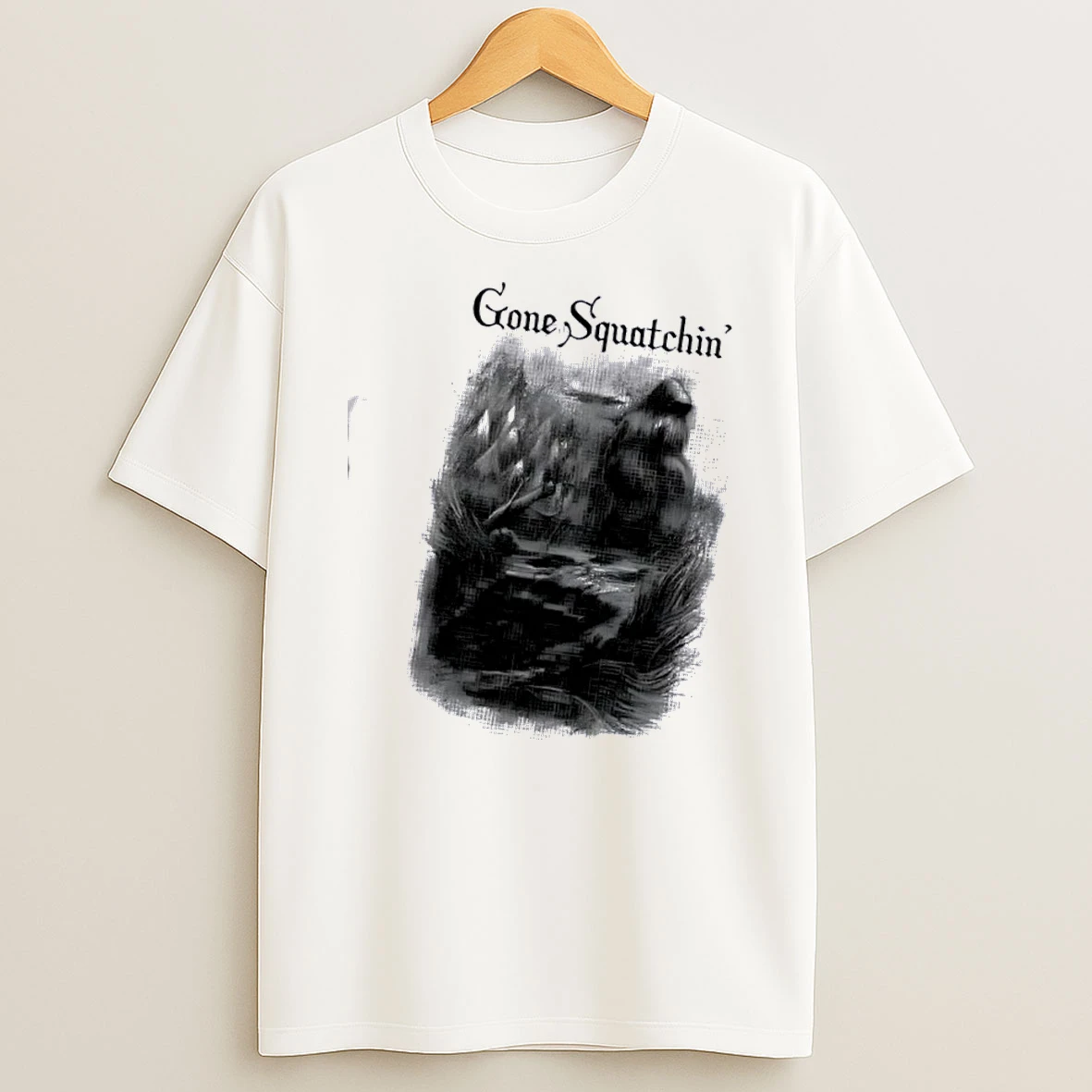 Gone Squatchin Bigfoot T Shirt