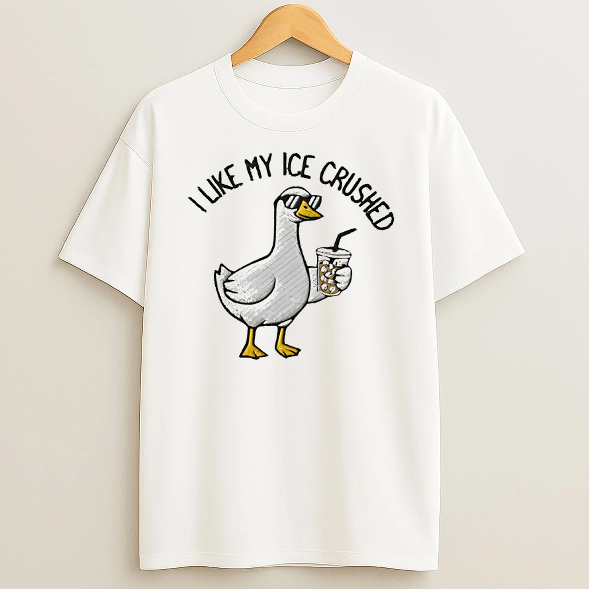 Goose I Like My Ice Crushed Abolish Ice T Shirt