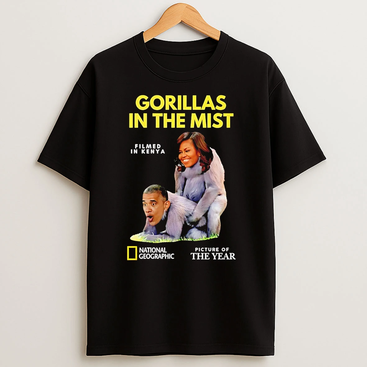 Gorillas In The Mist Obama T Shirt