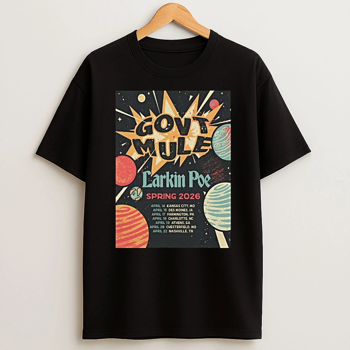 Govt Mule Spring Tour 2026 T Shirt
