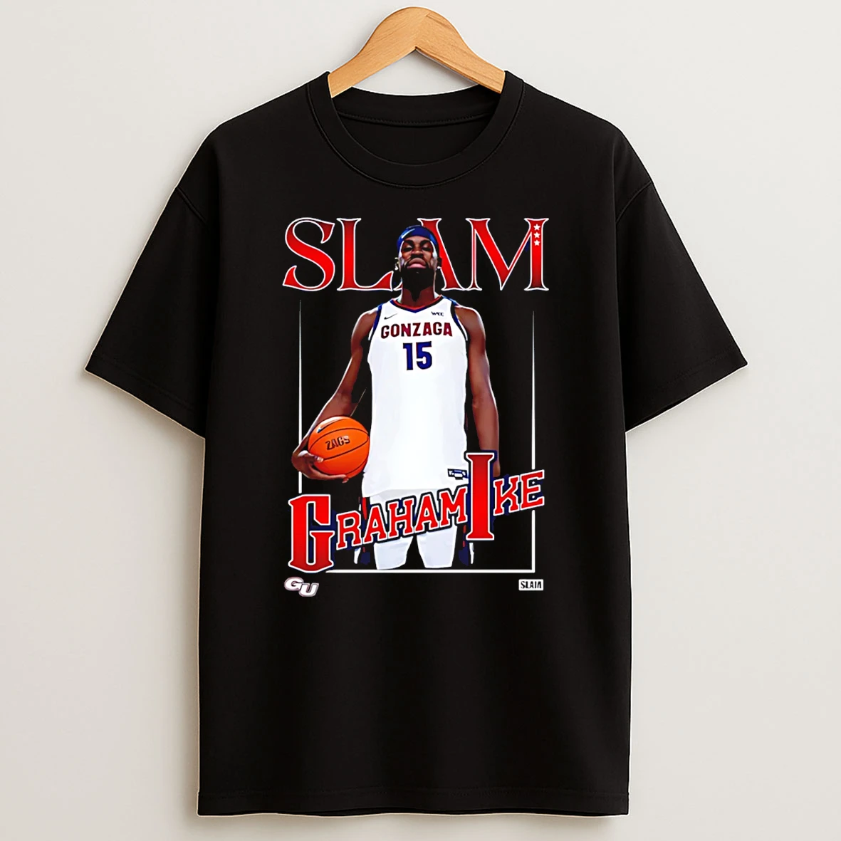 Graham Ike Gonzaga Bulldogs Slam Graphic T Shirt