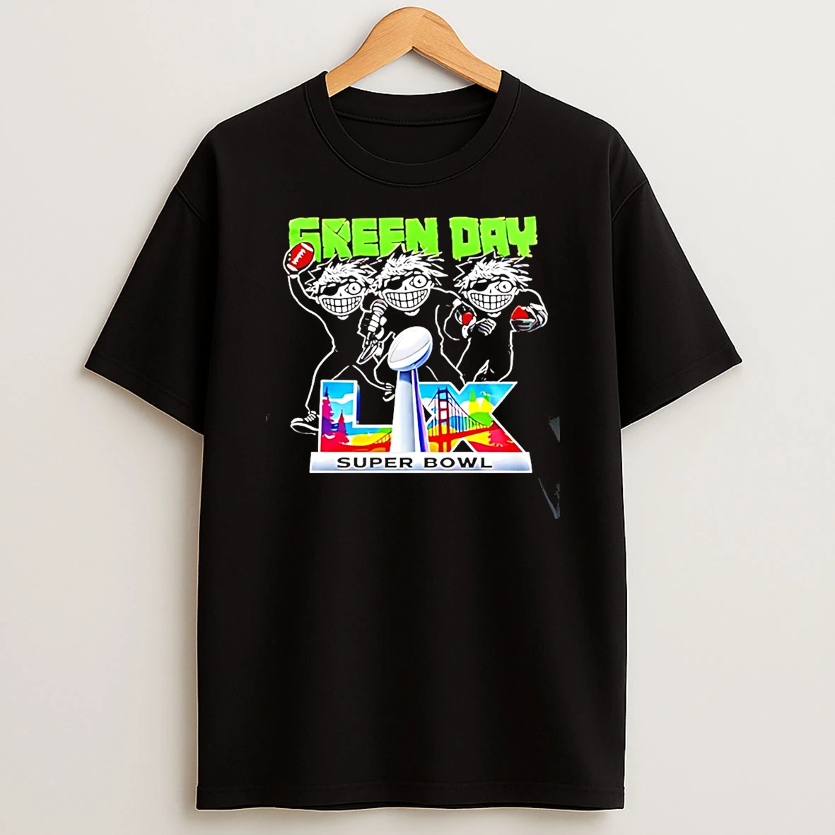 Greeen Day Super Bowl Lx T Shirt