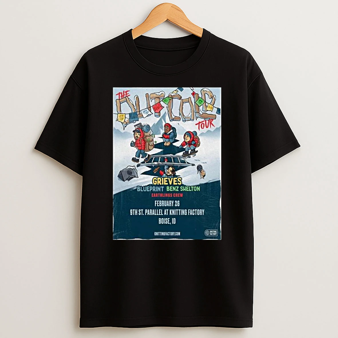 Grieves Boise Id Feb 26 2026 T Shirt