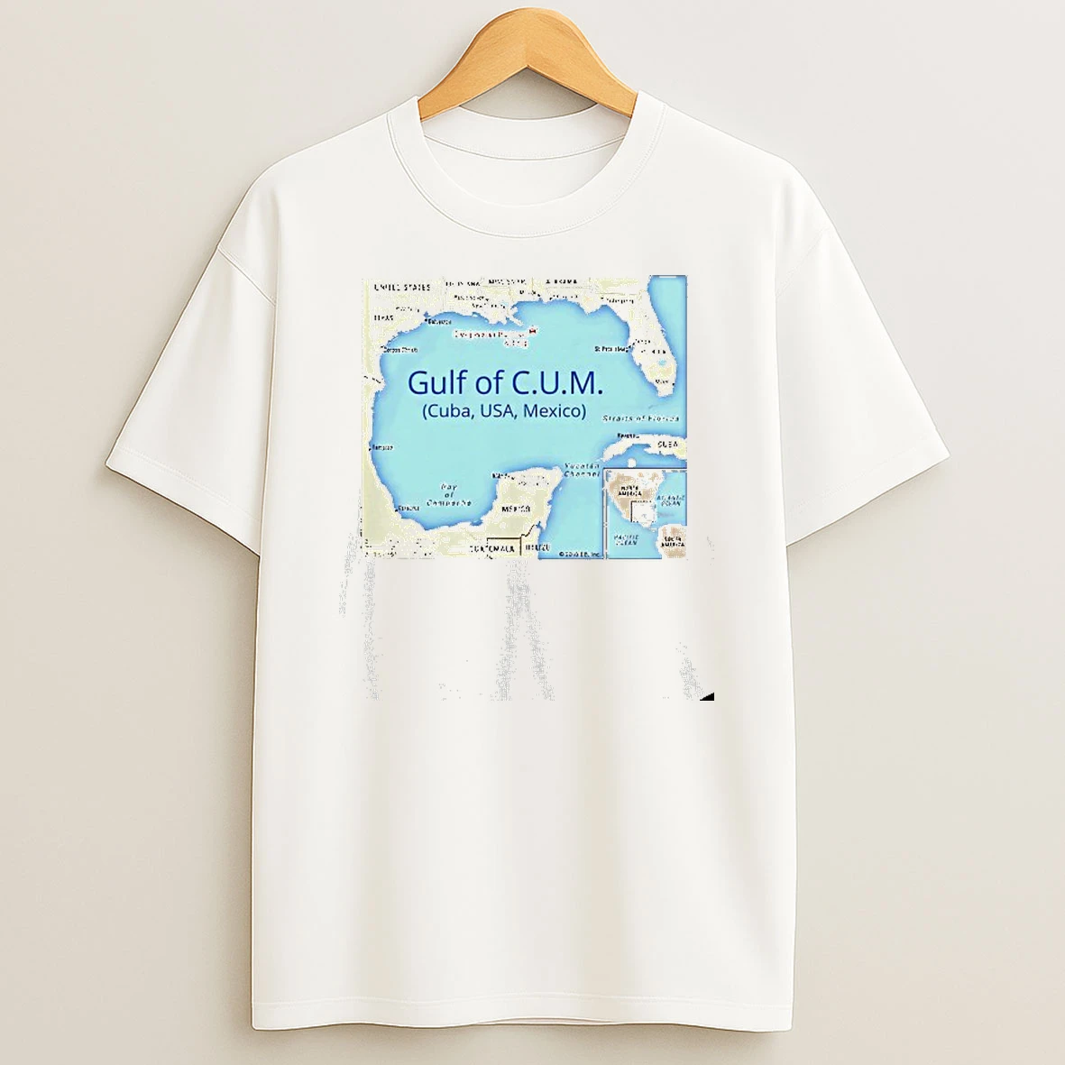 Gulf Of C U M Cuba Usa Mexico T Shirt