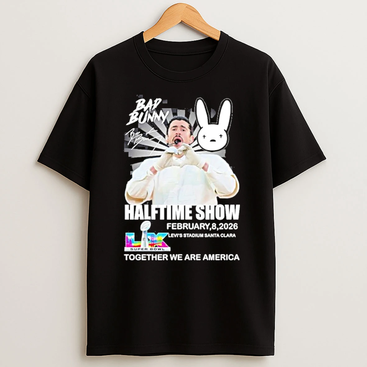 Halftime Show February 8 2026 Together We Are America T Shirt