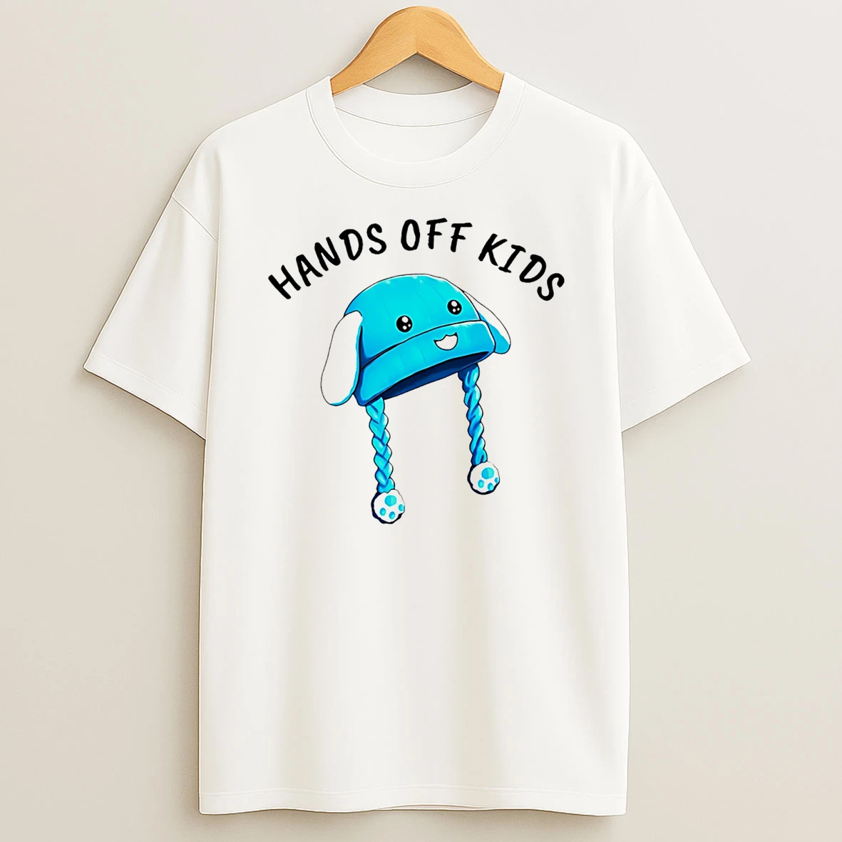 Hands Off Kids Liam Ramos Blue Bunny Hat Abolish Ice T Shirt