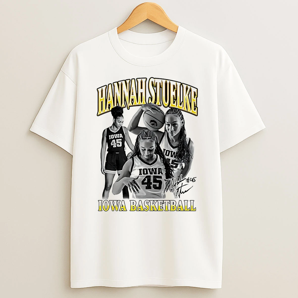 Hannah Stuelke Iowa Hawkeyes Player Collage T Shirt