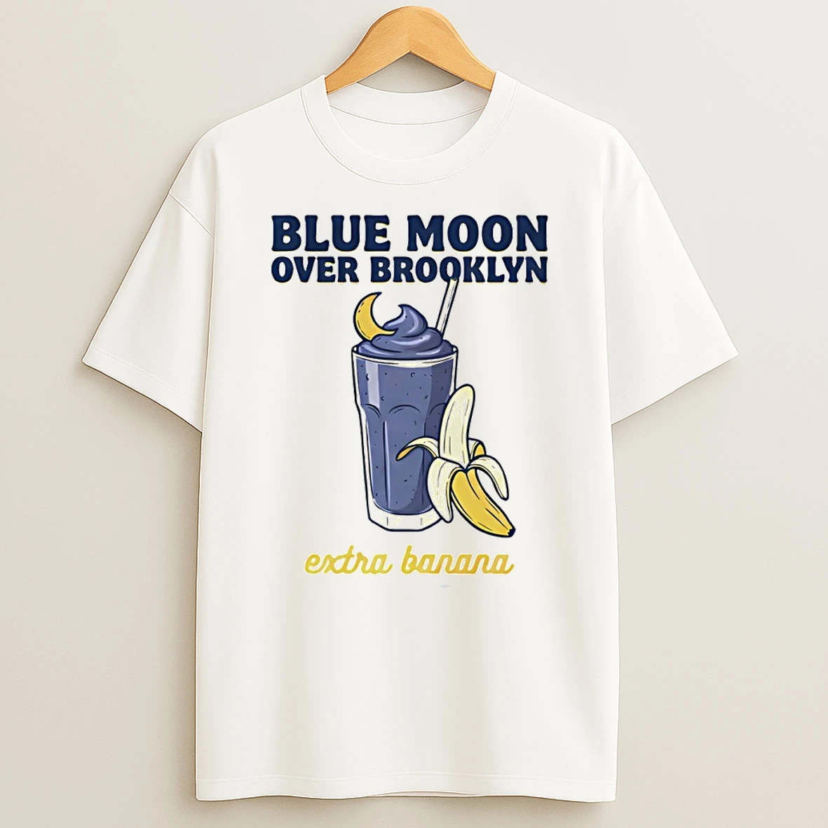 Heated Rivalry Blue Moon Over Brooklyn Extra Banana T Shirt
