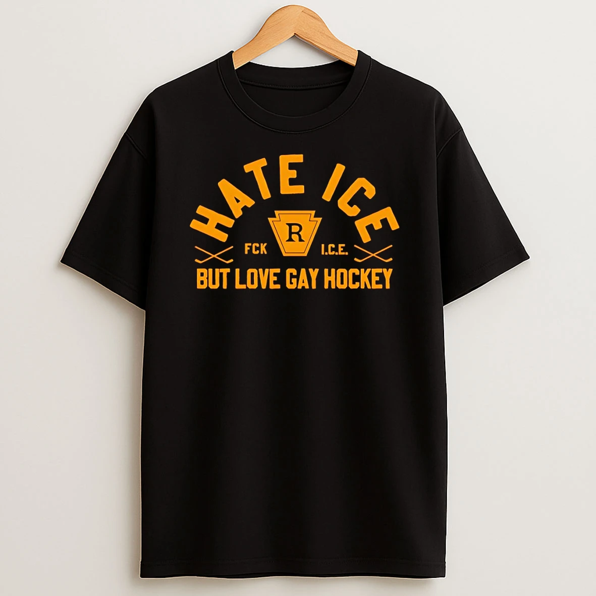 Heated Rivalry Hate Ice But Love Gay Hockey T Shirt