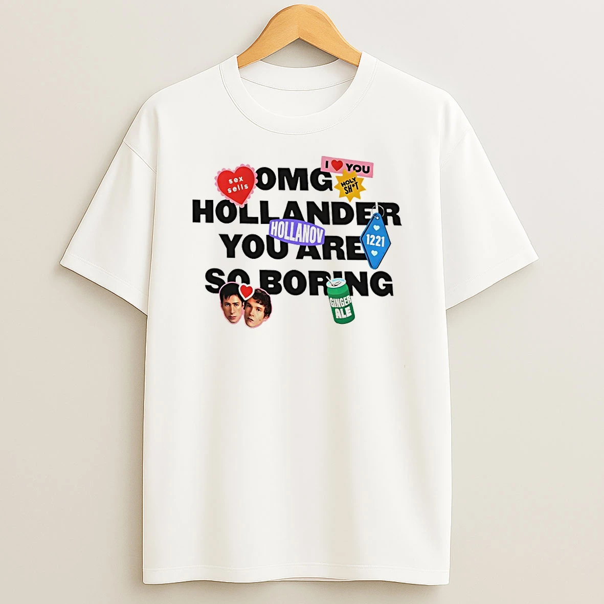 Heated Rivalry Hockey Shane Hollander And Ilya Rozanov Omg Hollander You Are So Boring T Shirt