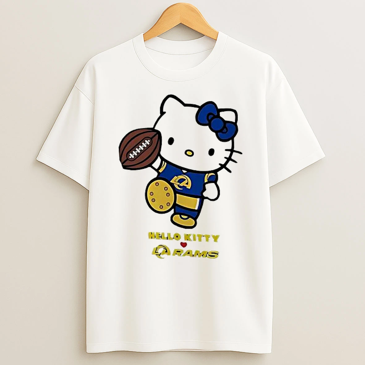 Hello Kitty X Los Angeles Rams Lover T Shirt