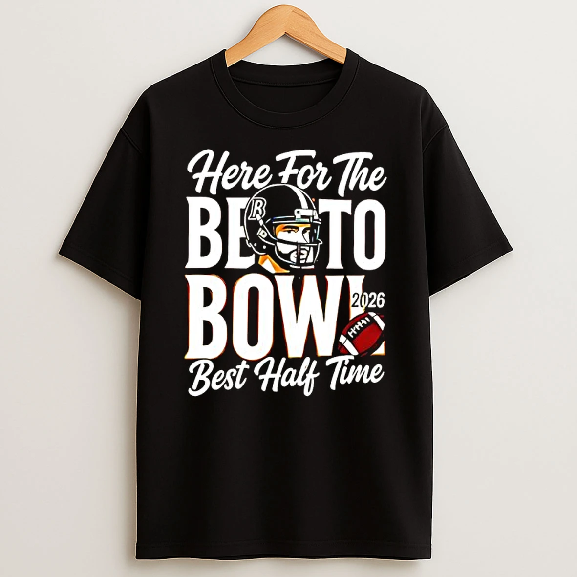 Here For The Benito Bowl Puerto Rico Football Best Half Time T Shirt
