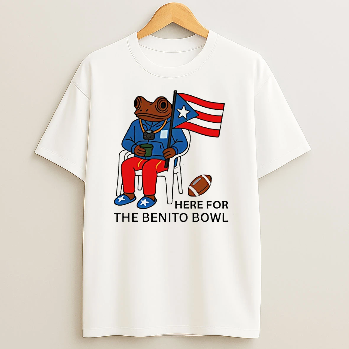 Here For The Benito Bowl Super Bowl T Shirt