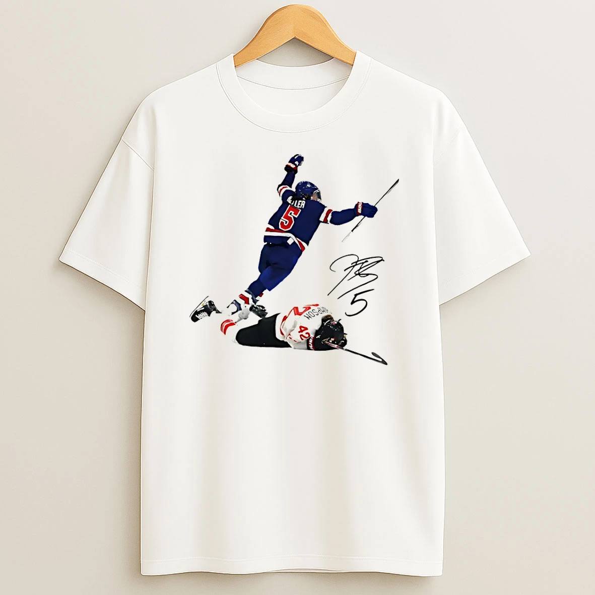Hilary Knight Womens Hockey Signature Winter Olympics T Shirt