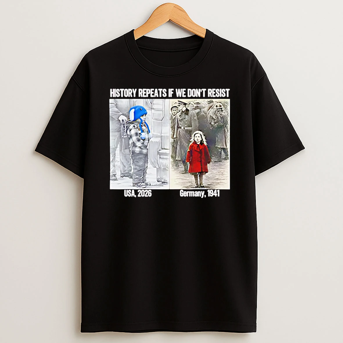 History Repeats If We Dont Resist Liam Ramos T Shirt