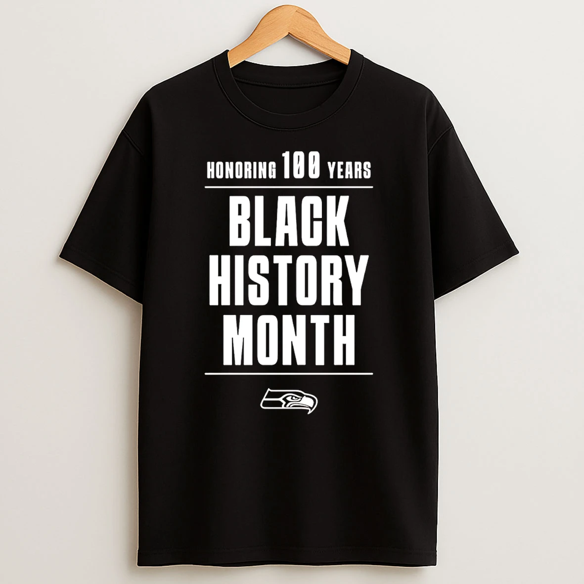 Honoring 100 Years Blacks History Month Seattle Seahawks T Shirt