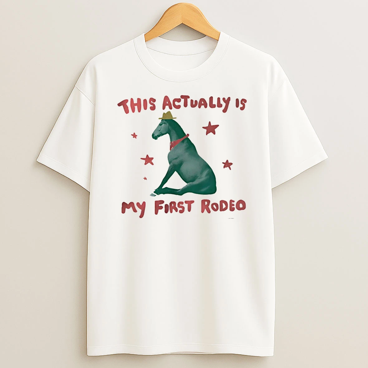 Horse This Actually Is My First Rodeo T Shirt