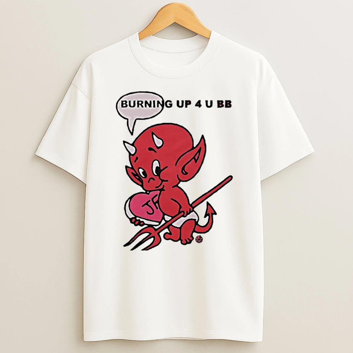Hot Stuff The Little Devil Burning Up 4 U Bb T Shirt