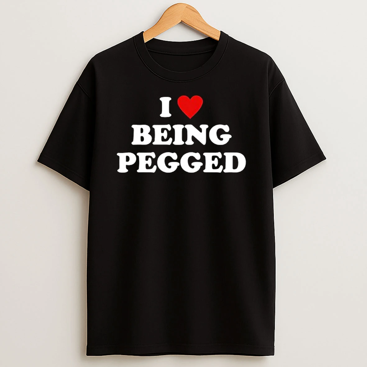 I Heart Being Pegged Funny T Shirt