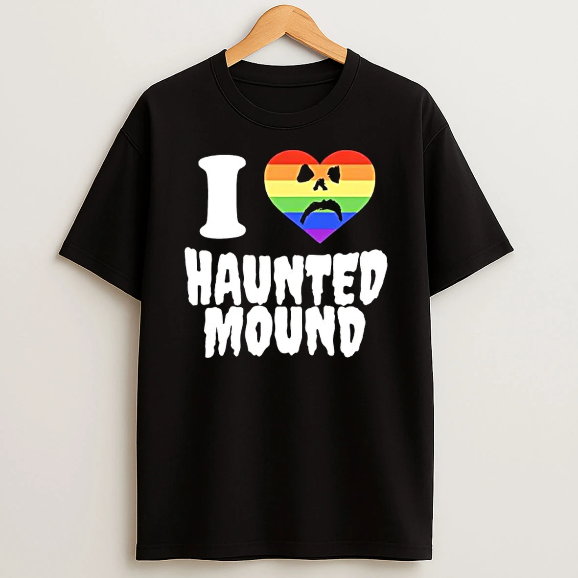 I Heart Haunted Mound Lgbt Pride Graphic T Shirt