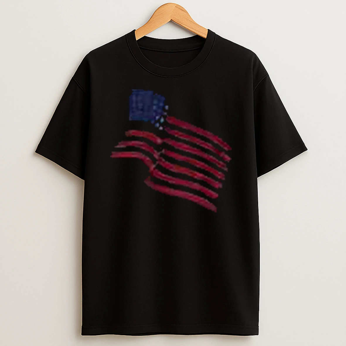 I Like My Democracy Straight Up No Ice American Flag Glass T Shirt