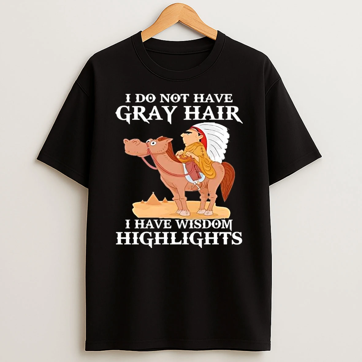 I Love I Do Not Have Gray Hair I Have Wisdom Highlights Cartoon T Shirt