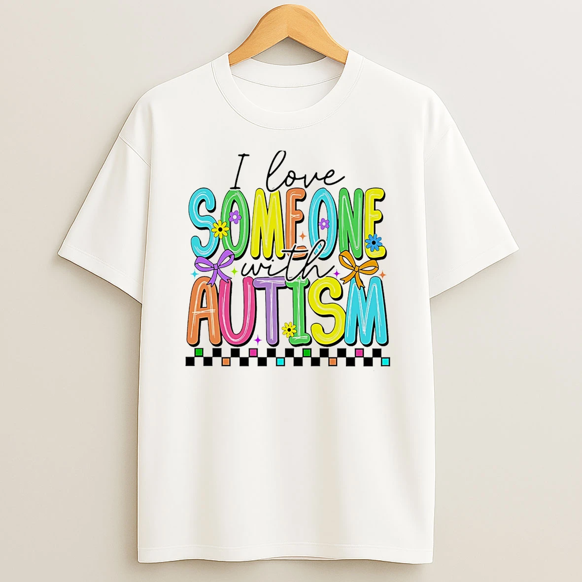 I Love Someone With Autism T Shirt