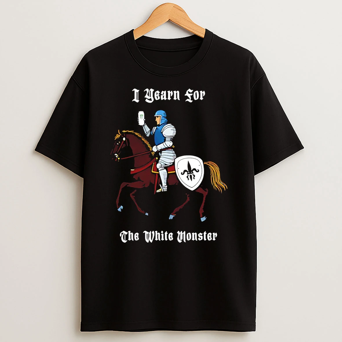I Yearn For The White Monster Horseman T Shirt