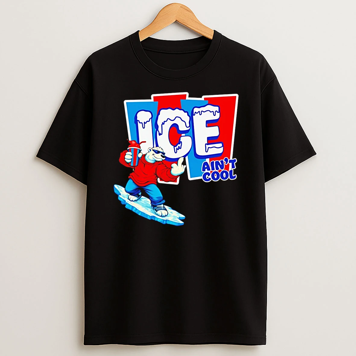 Ice Aint Cool Polar Bear T Shirt