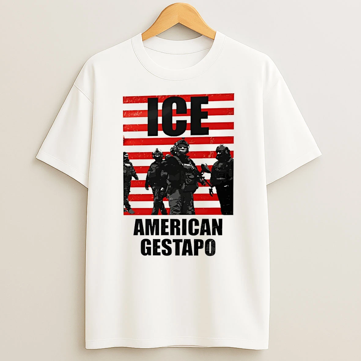 Ice American Gestapo Ice Out For Good Abolish Ice T Shirt