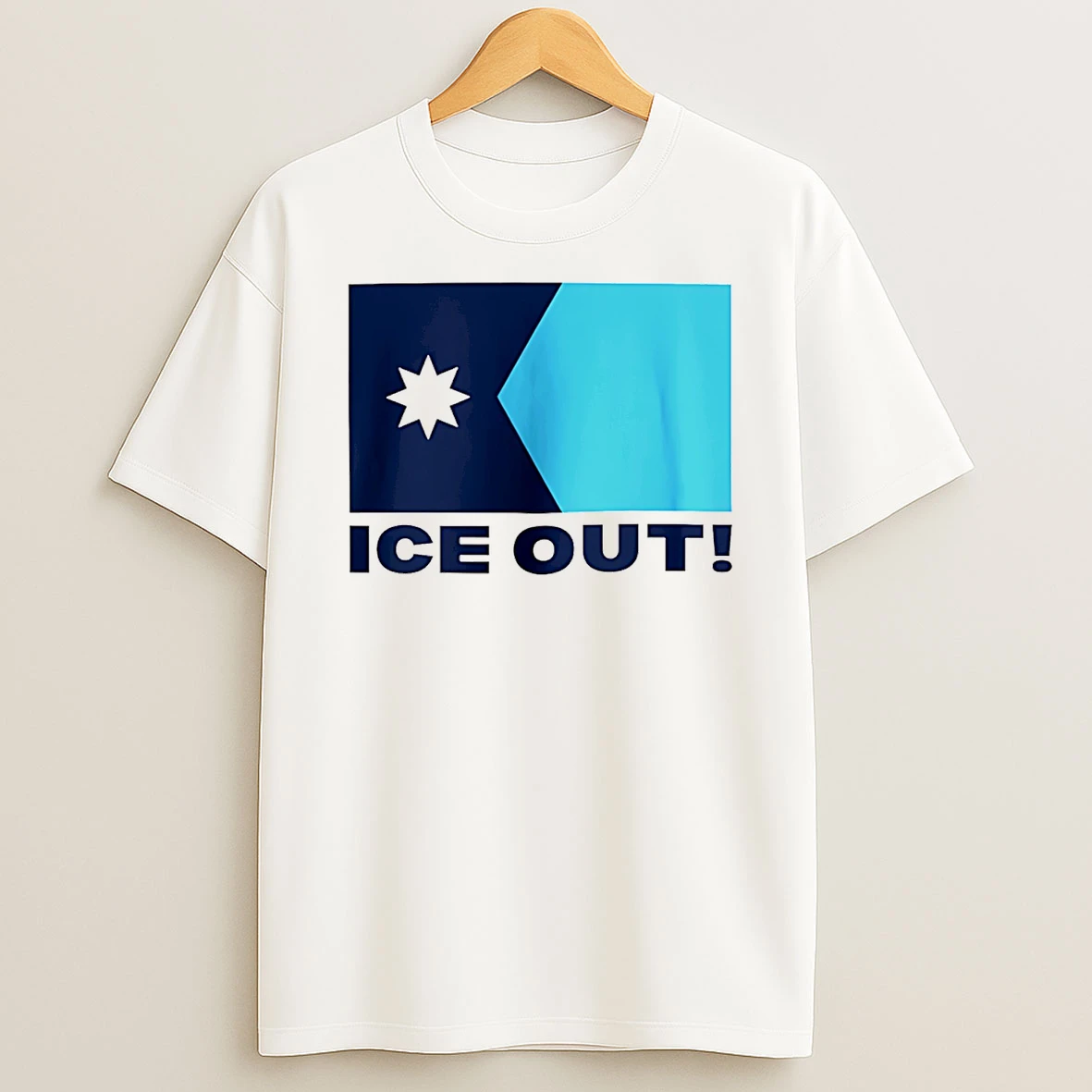 Ice Out Minnesota Message T Shirt