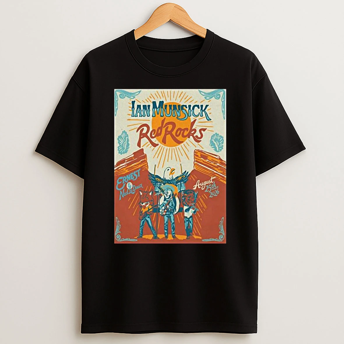 Ian Munsick Red Rocks Amphitheatre August 25 2026 T Shirt